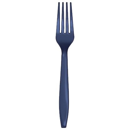 Touch Of Color Navy Blue Plastic Forks, 7", 288PK 010601
